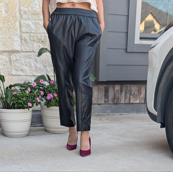 Ann Taylor Pants - Ann Taylor Black Faux Leather Pants